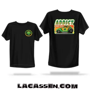 Exemple de t-shirt avec design rétro Cox dragster Addict Series #43 – illustration vintage inspirée des jouets des années 70