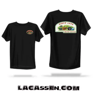 T-shirt noir imprimé design Mercury Rat Rod vintage édition limitée Lacassen Motors